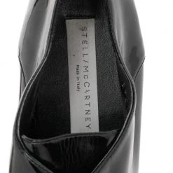 Stella McCartney Black Faux Patent Leather Elyse Platform Derby Size 40 For Women 16 Stella McCartney Black Faux Patent Leather Elyse Platform Derby Size 40 For Women -Stella McCartney Sales luxury women stella mccartney used shoes p479121 008