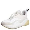 Stella McCartney White Faux Leather And Faux Suede Eclypse Low Top Sneakers Size 38 For Women -Stella McCartney Sales luxury women stella mccartney used shoes p479681 004