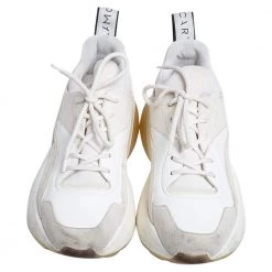 Stella McCartney White Faux Leather And Faux Suede Eclypse Low Top Sneakers Size 38 For Women -Stella McCartney Sales luxury women stella mccartney used shoes p479681 007
