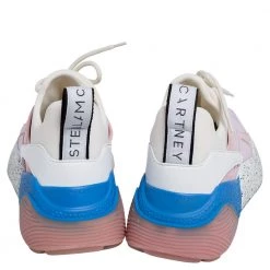 Stella McCartney Multicolor Faux Leather, Faux Suede And Fabric Eclypse Low Top Sneakers Size 38 For Women -Stella McCartney Sales luxury women stella mccartney used shoes p480955 002