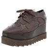 Stella McCartney Brown Faux Leather Elyse Star Sneakers Size 36.5 For Women -Stella McCartney Sales luxury women stella mccartney used shoes p482129 008