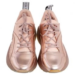 Stella McCartney Metallic Rose Gold Faux Leather Eclypse Low Top Sneakers Size 39 For Women -Stella McCartney Sales luxury women stella mccartney used shoes p486253 008