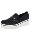 Stella McCartney Black Lurex Fabric Binx Platform Slip On Sneakers Size 40 For Women -Stella McCartney Sales luxury women stella mccartney used shoes p488172 005