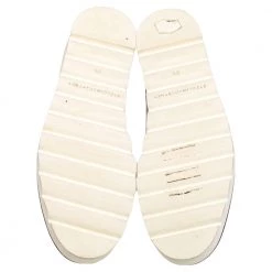 Stella McCartney Metallic Silver Faux Leather Odette Slingback Flats Size 37 For Women -Stella McCartney Sales luxury women stella mccartney used shoes p488570 001