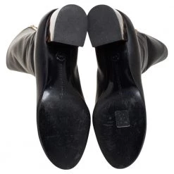 Stella McCartney Black Faux Leather Ankle Boots Size 38.5 For Women -Stella McCartney Sales luxury women stella mccartney used shoes p492845 003