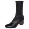 Stella McCartney Black Faux Leather Ankle Boots Size 38.5 For Women -Stella McCartney Sales luxury women stella mccartney used shoes p492845 008