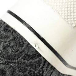 Stella McCartney Grey Embroidered Fabric Lace Slip On Sneakers Size 38 For Women -Stella McCartney Sales luxury women stella mccartney used shoes p493440 008