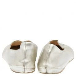 Stella McCartney Silver Faux Leather Ballet Flats Size 36 For Women -Stella McCartney Sales luxury women stella mccartney used shoes p495271 004