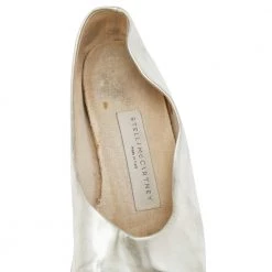 Stella McCartney Silver Faux Leather Ballet Flats Size 36 For Women -Stella McCartney Sales luxury women stella mccartney used shoes p495271 006
