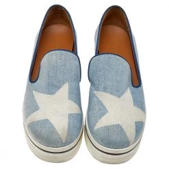 Stella McCartney Blue Denim Binx Slip On Sneakers Size 38 For Women -Stella McCartney Sales luxury women stella mccartney used shoes p502231 005
