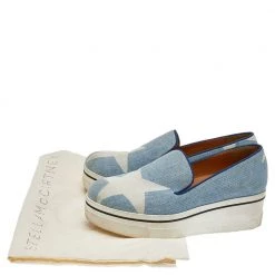 Stella McCartney Blue Denim Binx Slip On Sneakers Size 38 For Women -Stella McCartney Sales luxury women stella mccartney used shoes p502231 007