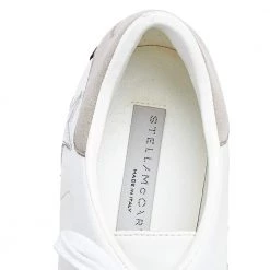 Stella McCartney White Faux Leather Elyse Star Platform Lace Up Sneakers Size 37.5 For Women 16 Stella McCartney White Faux Leather Elyse Star Platform Lace Up Sneakers Size 37.5 For Women -Stella McCartney Sales luxury women stella mccartney used shoes p509221 005
