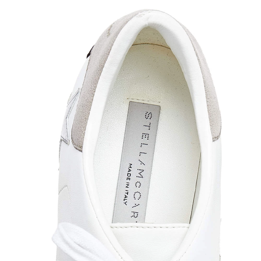 Stella McCartney White Faux Leather Elyse Star Platform Lace Up Sneakers Size 37.5 For Women 9 Stella McCartney White Faux Leather Elyse Star Platform Lace Up Sneakers Size 37.5 For Women - Image 7