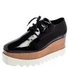 Stella McCartney Black Faux Patent Leather Elyse Platform Derby Size 38 For Women 2 Stella McCartney Black Faux Patent Leather Elyse Platform Derby Size 38 For Women -Stella McCartney Sales luxury women stella mccartney used shoes p512338 007