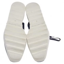 Stella McCartney Blue Cut Out Denim Elyse Lace Up Platform Oxfords Size 35 For Women -Stella McCartney Sales luxury women stella mccartney used shoes p514804 001