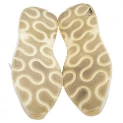 Stella McCartney White Faux Leather And Faux Suede Eclypse Velcro Strap Low Top Sneakers Size 41 For Women -Stella McCartney Sales luxury women stella mccartney used shoes p519413 007