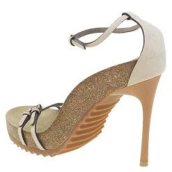 Stella McCartney Beige Cork Double Buckle Strap Sandals Size 38 For Women 16 Stella McCartney Beige Cork Double Buckle Strap Sandals Size 38 For Women -Stella McCartney Sales luxury women stella mccartney used shoes p52076 003