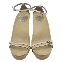 Stella McCartney Beige Cork Double Buckle Strap Sandals Size 38 For Women 19 Stella McCartney Beige Cork Double Buckle Strap Sandals Size 38 For Women -Stella McCartney Sales luxury women stella mccartney used shoes p52076 006