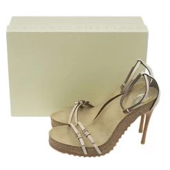 Stella McCartney Beige Cork Double Buckle Strap Sandals Size 38 For Women 25 Stella McCartney Beige Cork Double Buckle Strap Sandals Size 38 For Women -Stella McCartney Sales luxury women stella mccartney used shoes p52076 012
