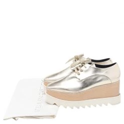 Stella McCartney Gold Faux Leather Elyse Platform Derby Size 36 For Women 17 Stella McCartney Gold Faux Leather Elyse Platform Derby Size 36 For Women -Stella McCartney Sales luxury women stella mccartney used shoes p534726 1636772928 001