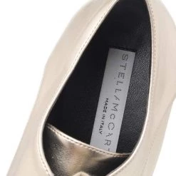 Stella McCartney Gold Faux Leather Elyse Platform Derby Size 36 For Women 16 Stella McCartney Gold Faux Leather Elyse Platform Derby Size 36 For Women -Stella McCartney Sales luxury women stella mccartney used shoes p534726 1636772942 005
