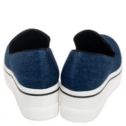 Stella McCartney Blue Denim Binx Slip On Platform Sneakers Size 36 For Women -Stella McCartney Sales luxury women stella mccartney used shoes p535827 005