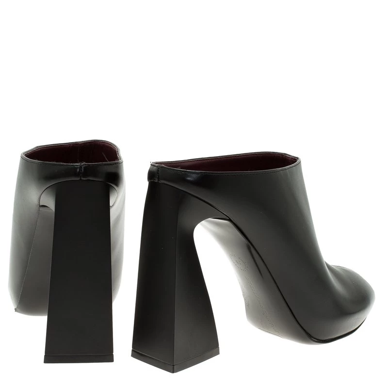 Stella McCartney Black Vanessa Mules Size 38 For Women 7 Stella McCartney Black Vanessa Mules Size 38 For Women - Image 5