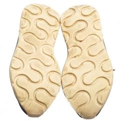 Stella McCartney Black Faux Leather And Faux Croc Leather Sneakers Size 38 For Women -Stella McCartney Sales luxury women stella mccartney used shoes p543627 001