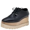 Stella McCartney Black Faux Leather Elyse Platform Derby Size 39 For Women -Stella McCartney Sales luxury women stella mccartney used shoes p565186 007