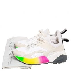 Stella McCartney Multicolor Faux Leather And Faux Suede Eclypse Low-Top Sneakers Size 39 For Women 17 Stella McCartney Multicolor Faux Leather And Faux Suede Eclypse Low-Top Sneakers Size 39 For Women -Stella McCartney Sales luxury women stella mccartney used shoes p577431 003