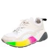 Stella McCartney Multicolor Faux Leather And Faux Suede Eclypse Low-Top Sneakers Size 39 For Women -Stella McCartney Sales luxury women stella mccartney used shoes p577431 005