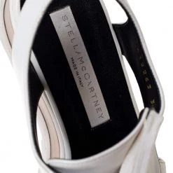 Stella McCartney White Faux Leather Elyse Cutout Platform Derby Size 36 For Women 16 Stella McCartney White Faux Leather Elyse Cutout Platform Derby Size 36 For Women -Stella McCartney Sales luxury women stella mccartney used shoes p591507 004