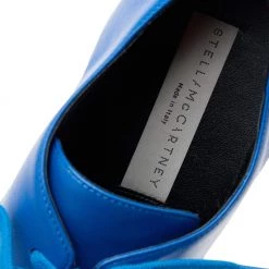 Stella McCartney Blue Faux Leather Elyse Platform Sneakers Size 36 For Women -Stella McCartney Sales luxury women stella mccartney used shoes p592731 005