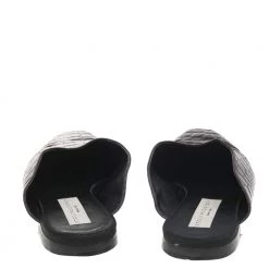 Stella McCartney Burgundy Faux Croc Embossed Leather Mules Size 37.5 For Women -Stella McCartney Sales luxury women stella mccartney used shoes p593053 002