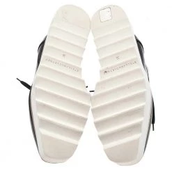 Stella McCartney Black Faux Patent Leather Elyse Platform Lace Up Derby Size 36 For Women -Stella McCartney Sales luxury women stella mccartney used shoes p594061 001