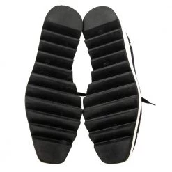 Stella McCartney Black Faux Suede Elyse Star Platform Sneakers Size 37 For Women -Stella McCartney Sales luxury women stella mccartney used shoes p601101 001