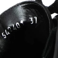 Stella McCartney Black Faux Suede Elyse Star Platform Sneakers Size 37 For Women -Stella McCartney Sales luxury women stella mccartney used shoes p601101 002