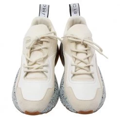 Stella McCartney Multicolor Faux Suede And Faux Leather Eclypse Chunky Sneakers Size 37 For Women -Stella McCartney Sales luxury women stella mccartney used shoes p601706 005