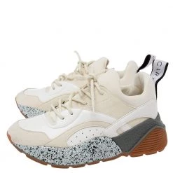 Stella McCartney Multicolor Faux Suede And Faux Leather Eclypse Chunky Sneakers Size 37 For Women -Stella McCartney Sales luxury women stella mccartney used shoes p601706 009