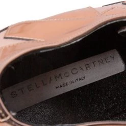 Stella McCartney Rose Gold Faux Leather Elyse Star Sneakers Size 37 For Women -Stella McCartney Sales luxury women stella mccartney used shoes p608018 008