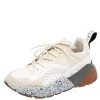 Stella McCartney Beige/White Faux Leather And Faux Suede Eclypse Chunky Sneakers Size 38 For Women 1 Stella McCartney Beige/White Faux Leather And Faux Suede Eclypse Chunky Sneakers Size 38 For Women -Stella McCartney Sales luxury women stella mccartney used shoes p608221 003