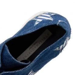 Stella McCartney Blue Denim Elyse Star Platform Lace Up Sneakers Size 35 For Women 17 Stella McCartney Blue Denim Elyse Star Platform Lace Up Sneakers Size 35 For Women -Stella McCartney Sales luxury women stella mccartney used shoes p610503 005
