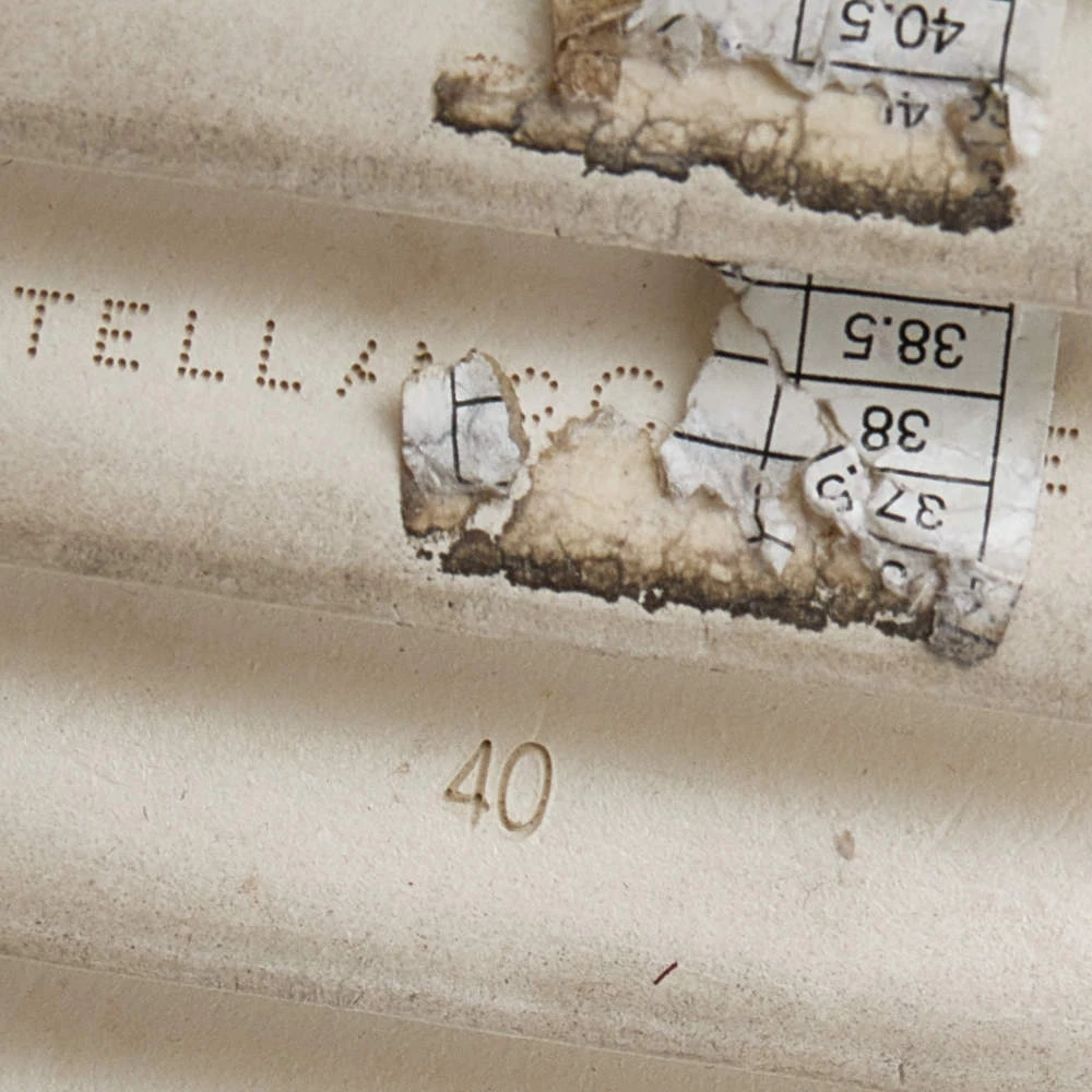 Stella McCartney Blue Denim Elyse Star Platform Lace Up Sneakers Size 35 For Women 10 Stella McCartney Blue Denim Elyse Star Platform Lace Up Sneakers Size 35 For Women - Image 8