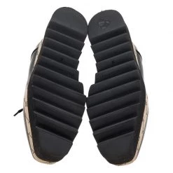 Stella McCartney Black/Beige Faux Leather Monogram Elyse Platform Derby Sneakers Size 38 For Women 16 Stella McCartney Black/Beige Faux Leather Monogram Elyse Platform Derby Sneakers Size 38 For Women -Stella McCartney Sales luxury women stella mccartney used shoes p612871 1647926935 008