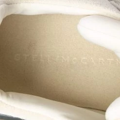 Stella McCartney White Faux Suede And Faux Leather Eclypse Velcro Strap Sneakers Size 38 For Women -Stella McCartney Sales luxury women stella mccartney used shoes p615233 009