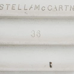 Stella McCartney Blue Faux Leather And Fabric Platform Slides Sandals Size 36 For Women -Stella McCartney Sales luxury women stella mccartney used shoes p615351 001