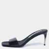 Stella McCartney Black PVC Slide Sandals Size 35 For Women 2 Stella McCartney Black PVC Slide Sandals Size 35 For Women -Stella McCartney Sales luxury women stella mccartney used shoes p621521 009