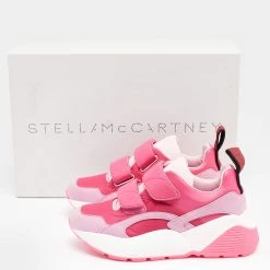 Stella McCartney Pink Faux Leather And Fabric Velcro Strap Eclypse Low Top Sneakers Size 37 For Women 19 Stella McCartney Pink Faux Leather And Fabric Velcro Strap Eclypse Low Top Sneakers Size 37 For Women -Stella McCartney Sales luxury women stella mccartney used shoes p632786 001