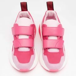Stella McCartney Pink Faux Leather And Fabric Velcro Strap Eclypse Low Top Sneakers Size 37 For Women 13 Stella McCartney Pink Faux Leather And Fabric Velcro Strap Eclypse Low Top Sneakers Size 37 For Women -Stella McCartney Sales luxury women stella mccartney used shoes p632786 003