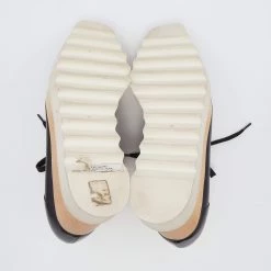 Stella McCartney Black Faux Leather Elyse Platform Derby Sneakers Size 36 For Women -Stella McCartney Sales luxury women stella mccartney used shoes p633919 008